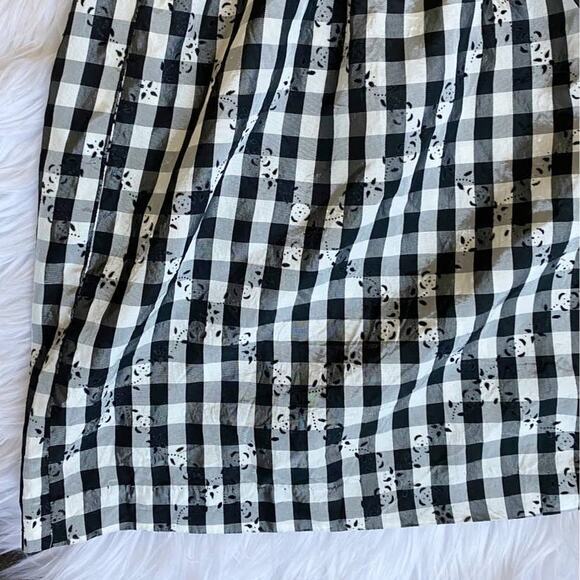 VTG Young Edwardian Arpeja Black & White Gingham Maxi Dress 7 - Picture 11 of 13